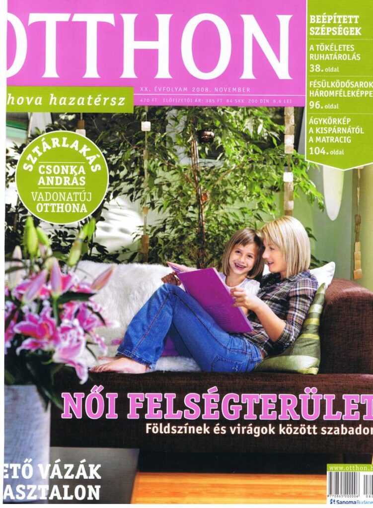 Az Otthon magazin címlapján a Heaven Style ülőgarnitúra!