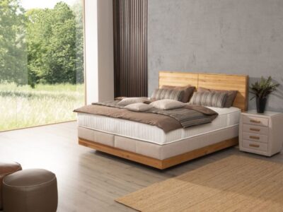 Az ADA Prémium Chalet ágy minimalista hálószobában