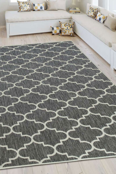 SUNSET SUS 604 szürke szőnyeg marokkói mintával