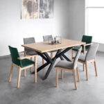 Xénia asztal és Dortmund szék - Rio Design áruház