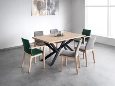 Xénia asztal és Dortmund szék - Rio Design áruház