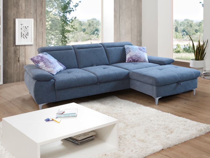 Verona lábtartós kanapé vendégággyal - Verona lábtartós kanapé vendégágyas és ágyazható funkcióval is kapható