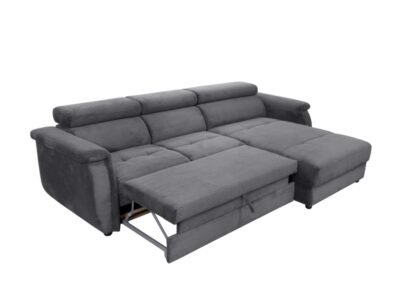 Nápoly L alakú kanapé, ágyfunkcióval.