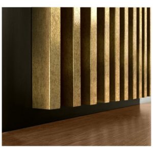 Az Arany prémium lamella exkluzív arany színével elegáns megjelenést kölcsönöz bármely belső térnek. Stílusos faldekoráció, amely modern és klasszikus környezetben is tökéletes választás, egyedi karaktert és luxus hangulatot teremtve.