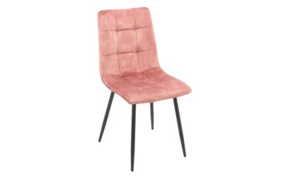 A Fernando KD púder bársony étkezőszék elegáns, modern megjelenésével tökéletes kiegészítője lehet az Ön otthonának. Selymes tapintású kárpitozása és kényelmes, párnázott ülőfelülete tökéletes választás lehet bármely étkezőnek vagy nappalinak.