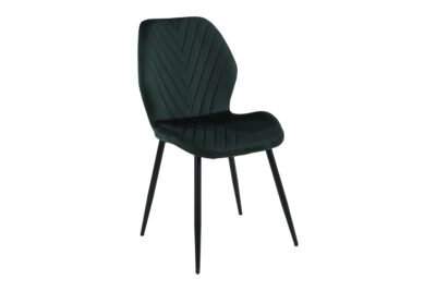 A Linda zöld bársony étkezőszék modern, vidám színével, és elegáns megjelenésével különleges karaktert visz bármely helyiségbe. Puha bársony kárpitozása kényelmes ülést biztosít, stabil fém lábai pedig gondoskodnak a megbízhatóságáról.