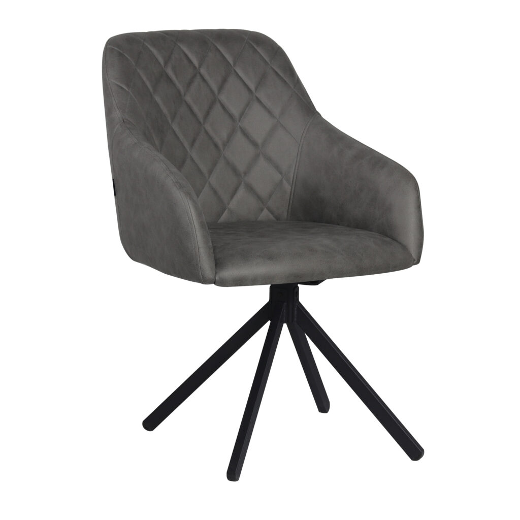 A Léna Uras 12 forgó étkezőszék az elegáns formatervezésének és kényelmes kialakításának köszönhetően ideális választás lehet a mindennapokra. Puha kárpitozása és selymes tapintású ülőfelülete kényelmet nyújt, a forgó mechanikának köszönhetően pedig könnyedén alkalmazkodik a mindennapi használathoz.