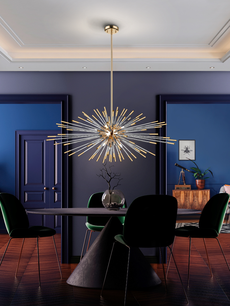 Evasion csillár 381635 Evasion csillár 381635 fémből készült csillár, fényes arany bevonatú lámpatesttel víztiszta, szferoid (gömb) formájú diffúzorral. Állítható hosszúsággal.