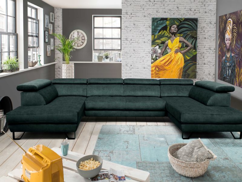 imola-u-alaku-kanape Imola U alakú kanapé, minden fejtámlája állítható.