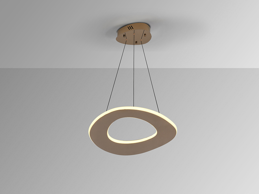 Mirena csillár 691079 Mirena csillár 691079 acélból készült csillár, csillogó rózsaarany felülettel. A lámpaburák opál akrilból készültek.