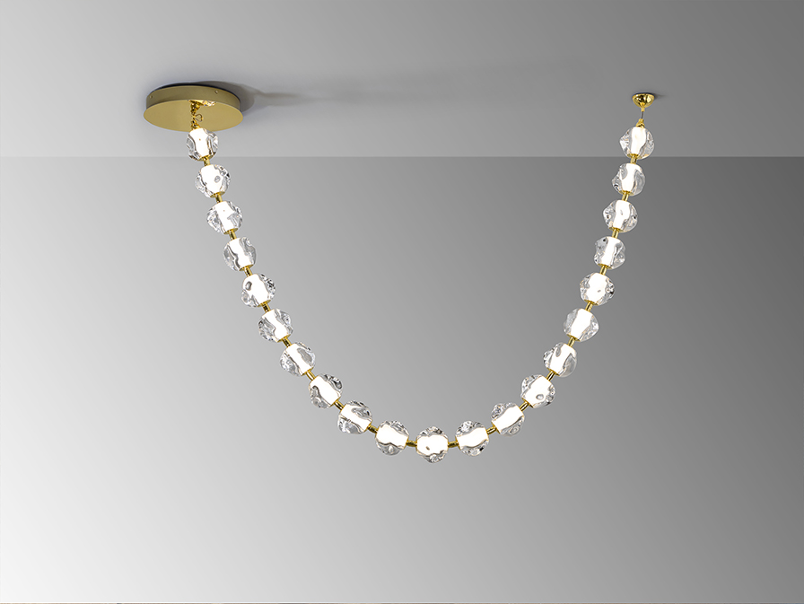 Zaria csillár 448796 Zaria csillár 448796 fémből készült csillár, matt fekete felülettel, arany részletekkel. A lámpaburák átlátszó akrilból készültek.