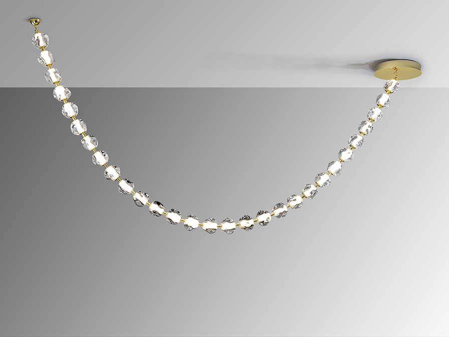 Zaria csillár 448925 Zaria csillár 448925 fémből készült csillár, matt fekete felülettel, arany részletekkel. A lámpaburák átlátszó akrilból készültek.