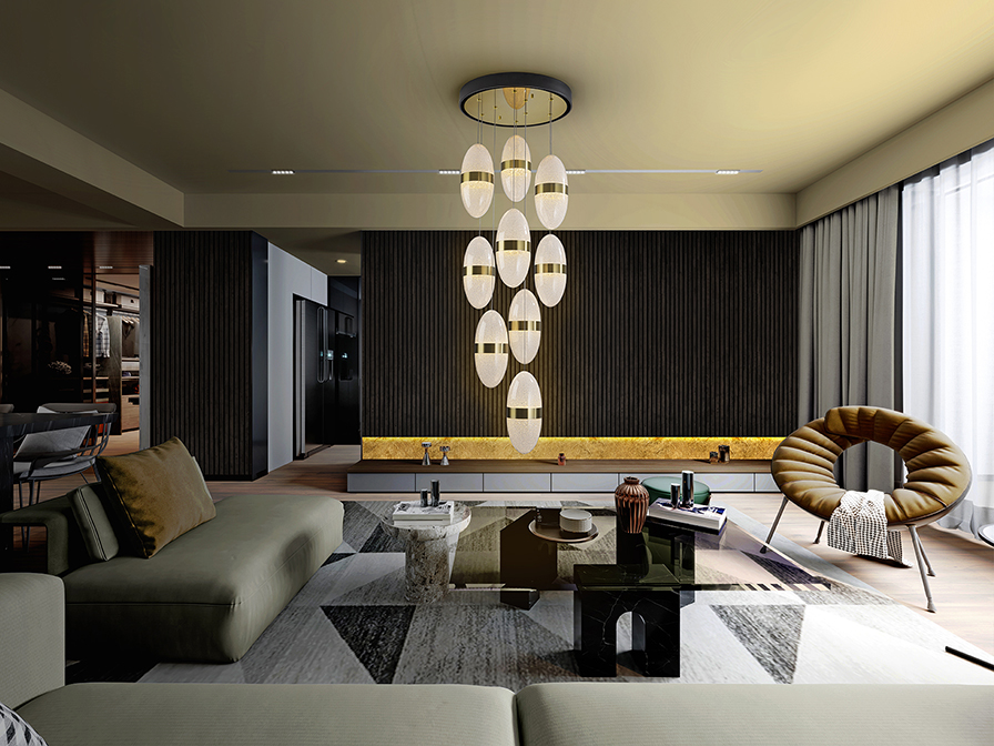 Garden csillár 305723 Garden csillár 305723 fekete-arany felülettel. Gömb alakú polikarbonát, búrával, texturált belső felülettel, réz színű fémgyűrűvel. Állítható hosszúsággal.