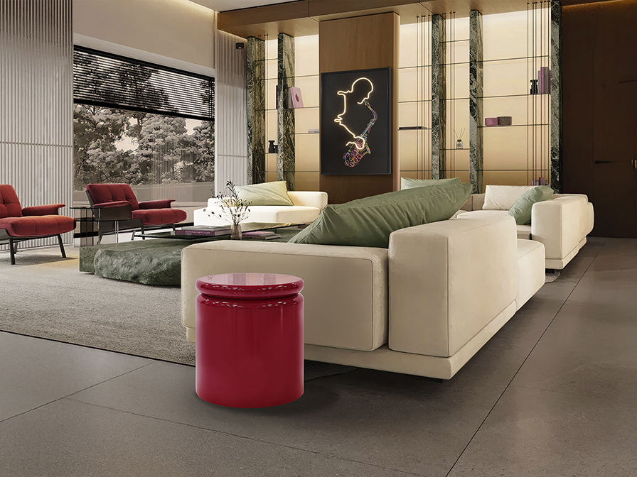 Nola kisasztal 217231 Nola kisasztal 217231 piros színben készült felületkezeléssel, tükörsima, csillogó MDF-ből készült szerkezettel.