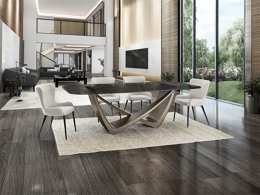 Telma étkezőszék törtfehér 408523 Telma étkezőszék törtfehér 408523 matt fekete fém vázzal, és lágy, törtfehér színű, 100% poliészter textil kárpitozással.