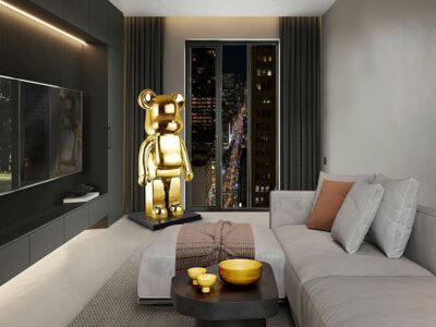 Oso Dorado dekorációs szobor 716086